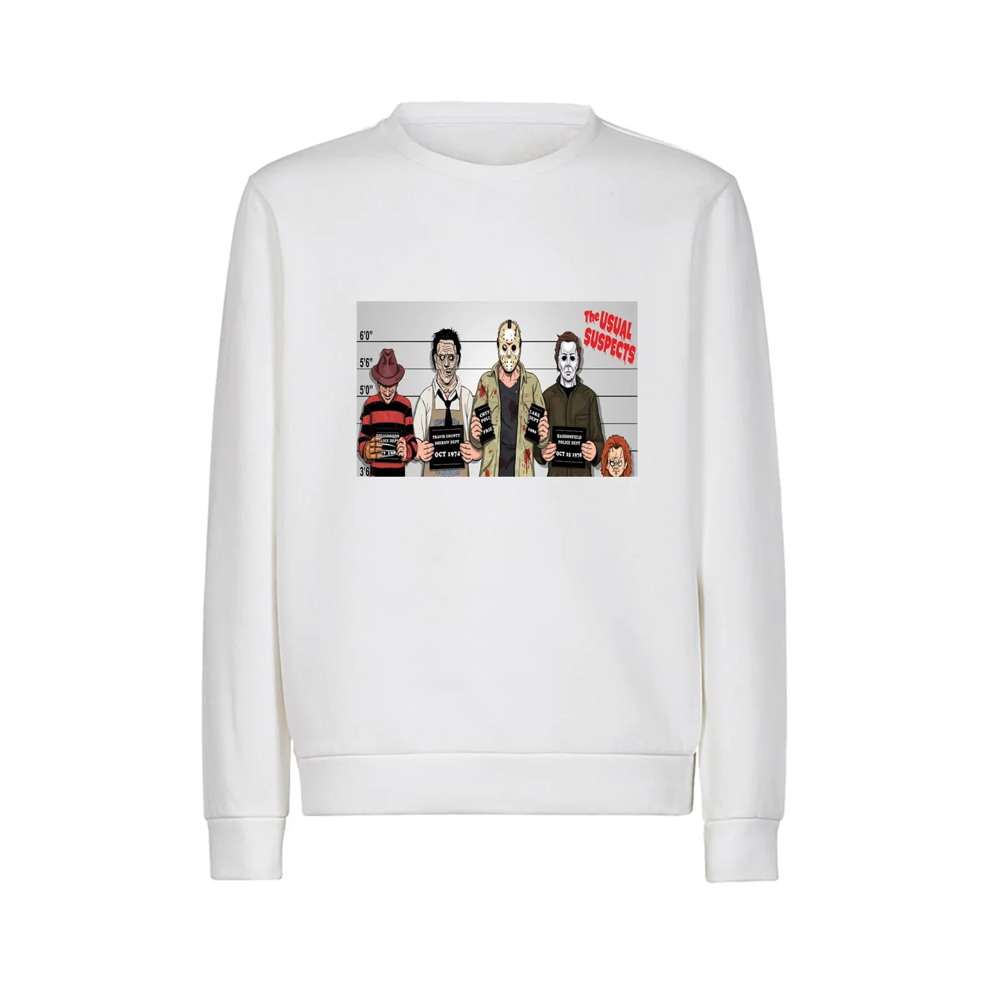

Hip Hop Sweatshirt Men The Usual Suspects Horror Movie Spring Winter 2019 Fashion Men Hoodies Fleece High Quality Male Tracksuit