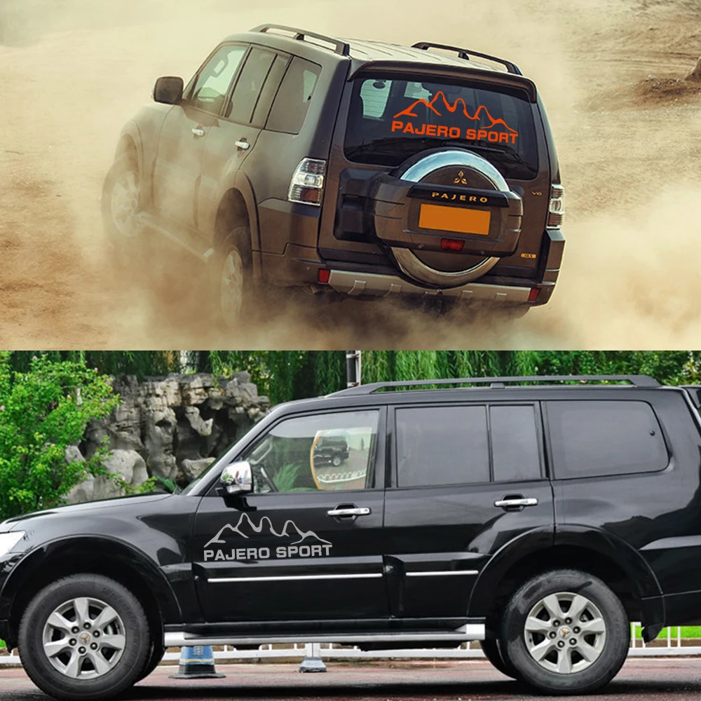 Автомобильные наклейки для Mitsubishi pajero sport Styling Виниловая пленка Авто наклейки своими руками Автомобильные украшения автомобильные принадлежности для тюнинга