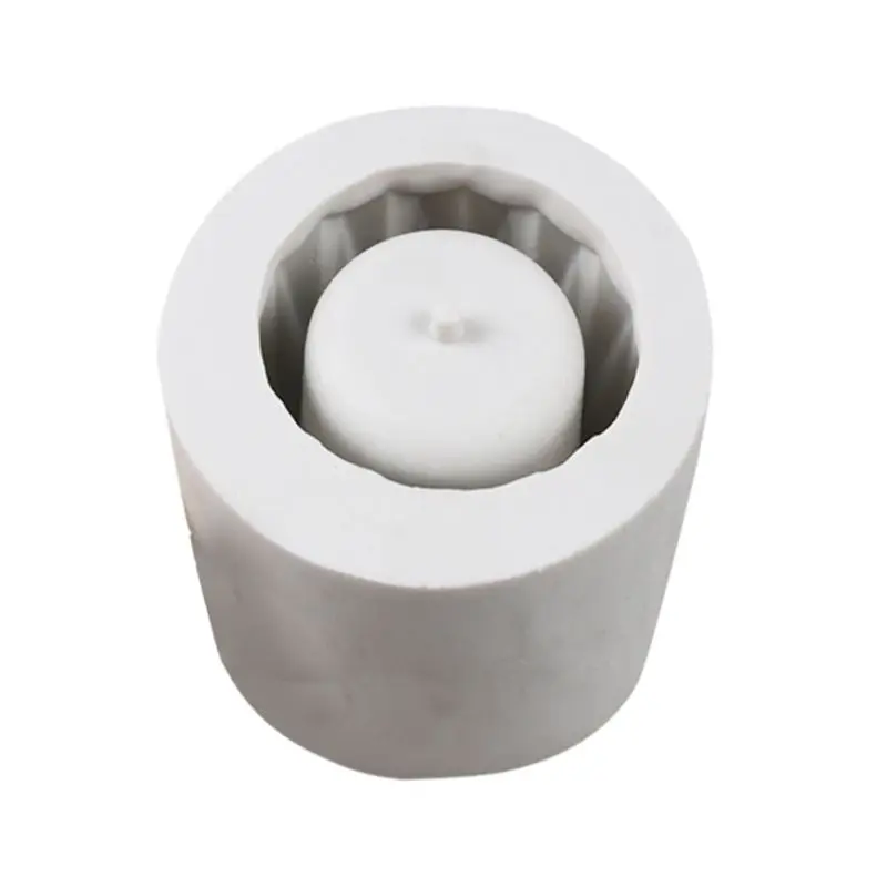 Round Succulent Plants Flower Pot Silicone Mold Cement Planter Bonsai Candy Soap
