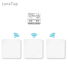 Wireless Switch Kinetic Self-Powered Wall Switch No Battery Needed, Lighting Remote Control up to 30m, No Wire, Easy to Install