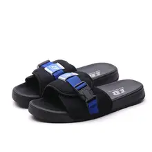 Новое поступление; мужская пляжная обувь; мягкие мужские тапочки из хлопчатобумажной ткани; домашние летние мужские шлепанцы; пляжные шлепанцы; Брендовые мужские шлепанцы для путешествий