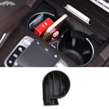 

Multifunction ABS Car Central Storage Box Cup Holder Upgrade Car-styling For Mercedes Benz GLE 2020+ GLS GLE350 450 Accessories