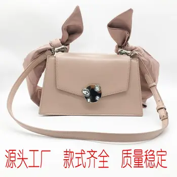 

2020 New Small Bag Satin Bag Ear Gem Shoulder Strap Women's Shoulder Bag Messenger Bag