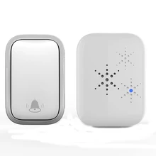 Sonnette de porte intelligente sans fil, sans batterie, étanche, auto alimentée, pour la maison, carillon