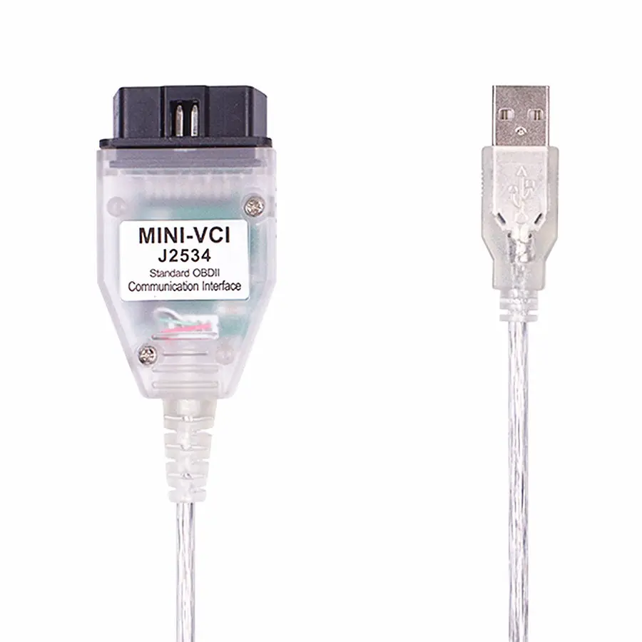 ТИС Techstream J2534 мини vci для Тойота мини VCI J2534 techstream ТИС МИНИ VCI FT232RL диагностический кабель MINI-VCI