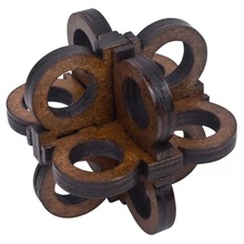 Детские Обучающие замки деревянные Обучающие интеллектуальные игрушки очки замок головоломка 3D пазл с замком подарок для детей