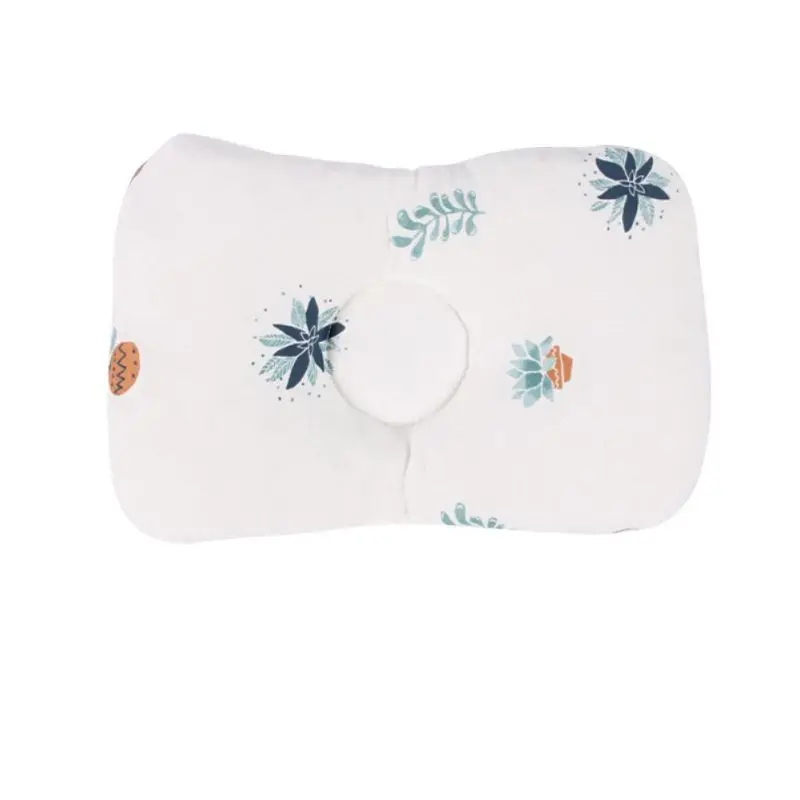

Cute Baby Pillow Cotton Anti-Head Stereotype Safe Four Seasons Universal Newborn Soft Anti-Spitting Milk