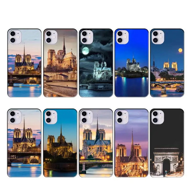 

FFboost Notre Dame Cathedral case coque fundas for iphone 11 PRO MAX X XS XR 4S 5S 6S 7 8 PLUS SE 2020 cases cover