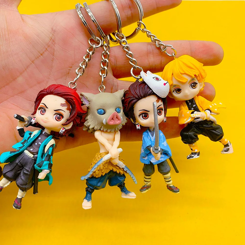 Фигурка аниме Милая модель демона Slayer Kimetsu No Yaiba Q Posket Kamado Tanjirou Nezuko Agatsuma Zenitsu