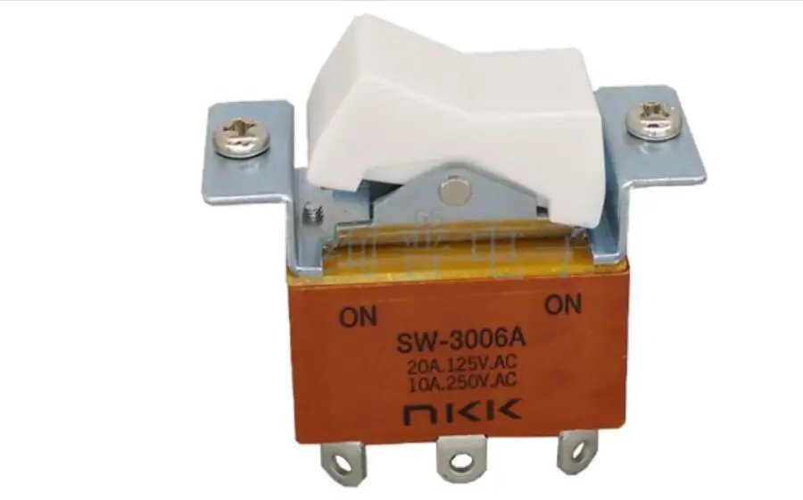 

SW-3006A SW3006A DPDT 20A On-On Rocker switch NKK switch