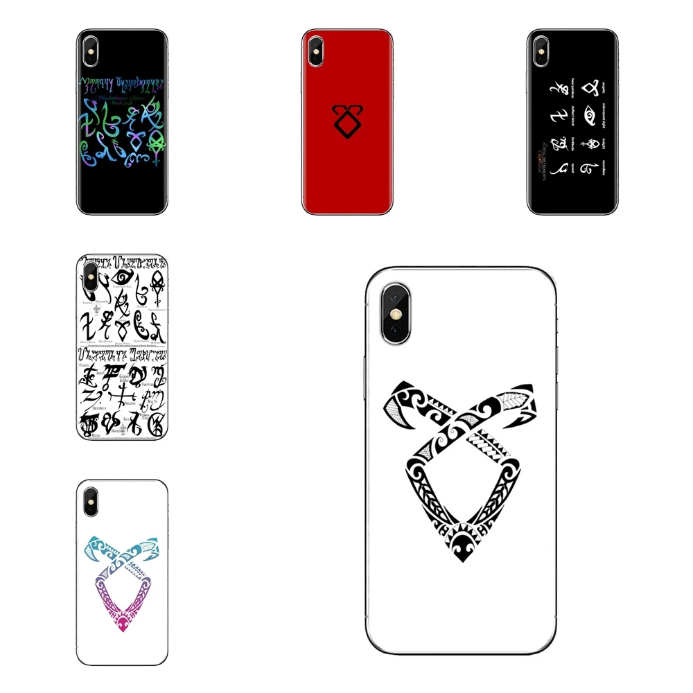 Силиконовый чехол с логотипом Shadowhunter Runes для Xiaomi Mi3 samsung A10 A30 A40 A50 A60 A70 Galaxy S2 Note 2