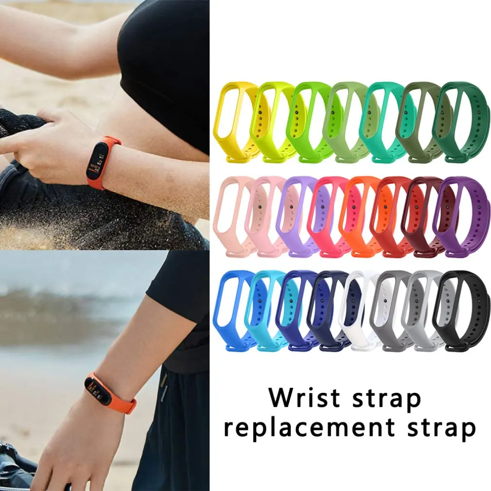 

Latest Wrist Strap Replacement Strap Waterproof Sweatproof Flexible And Durable One Piece Clasp Design Candy Colors Adult Kids