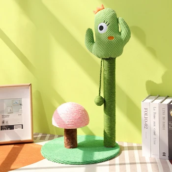 cactus style sisal cat scratching post 6