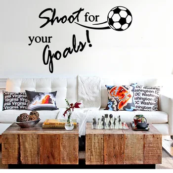 

Quotes Wall Sticker Of Football Wall Art Decal Decoration Fashion Sticker Home Decor Children Home Sticker Mural