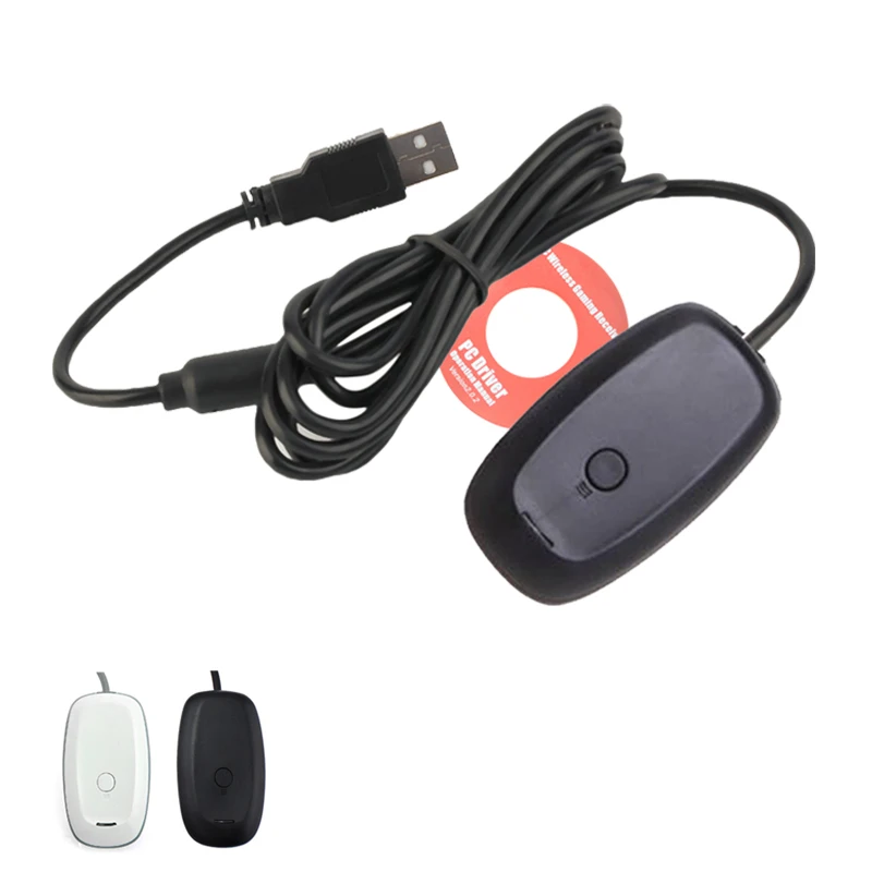 Ceny Dla konsoli Xbox 360 bezprzewodowy pad do gier adapter pc USB odbiornik obsługuje Win7 8 10 do Microsoft Xbox360 kontroler konsoli