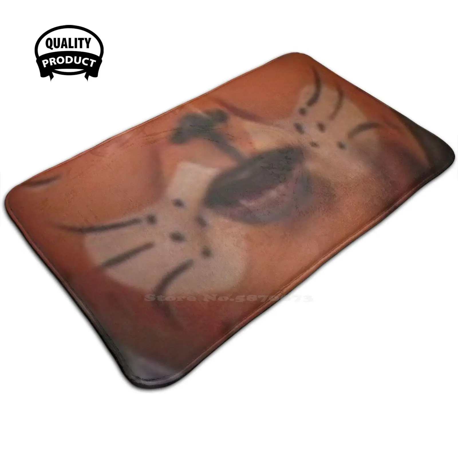 Young Kenny'S Tiger Face (Paint) Maschera Comodo Zerbino Tappeto Tappeto Foot Pad Young Emerson Tiger Face Paint Phoenix Nights