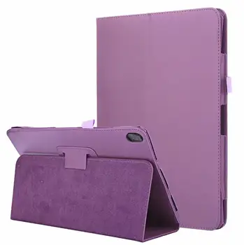 

Fashion Litchi 2 -Folded Leather Standing Capa For Lenovo Tab E10 TB-X104F TB-X104L 10.1 inch Tablet Cover Slim Case Funda+pen