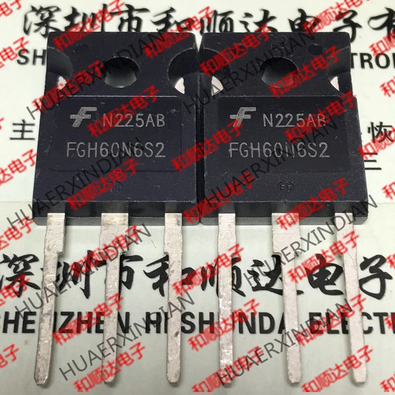 Новый и оригинальный FGH60N6S2 IGBT 600V 75A TO-247 | Электронные компоненты принадлежности