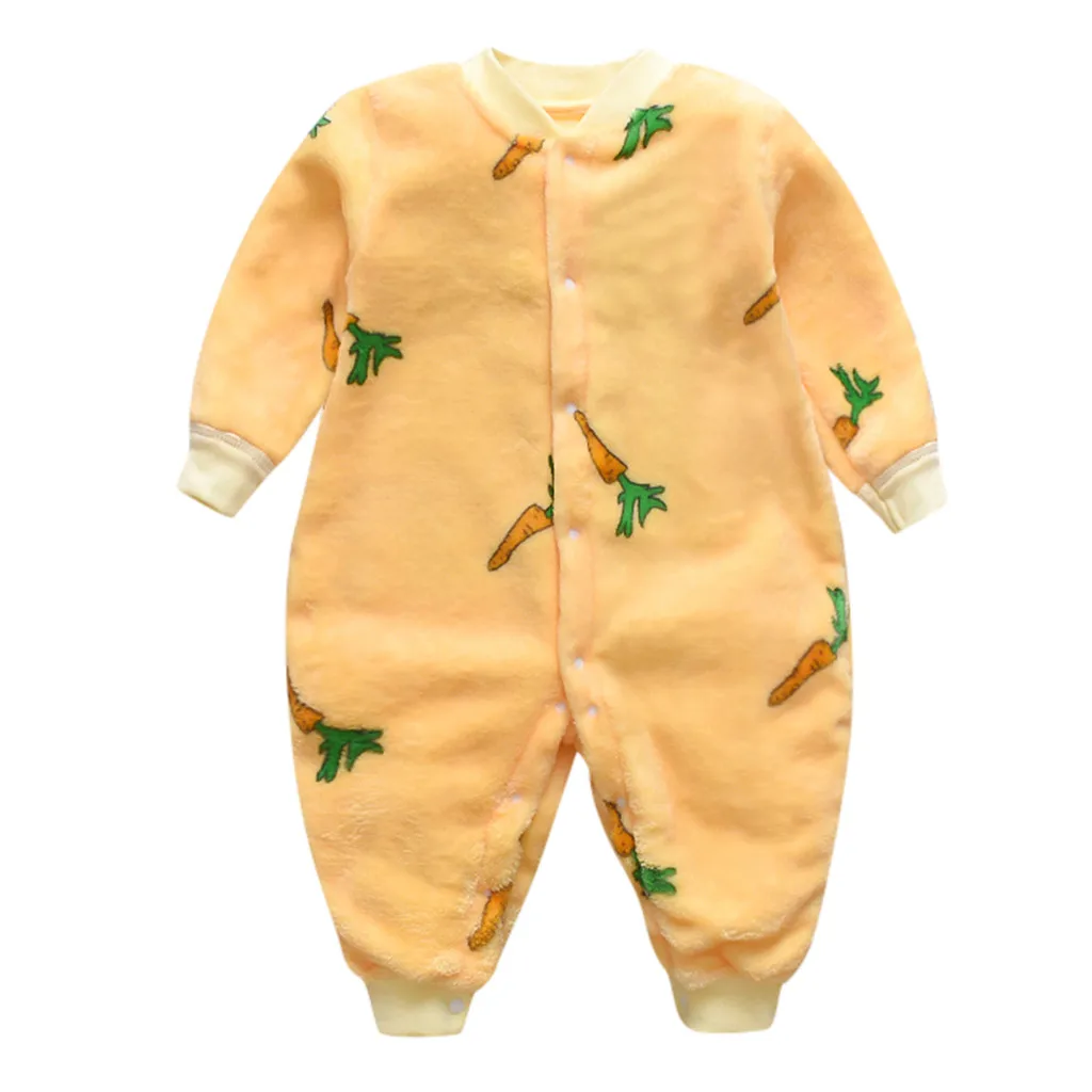Зимние пальто, комплект одежды для новорожденных с рисунком динозавра из мультфильма флисовый теплый комбинезон, спортивный костюм мягкая Пижама, комплект детской одежды, детская одежда, костюм M850