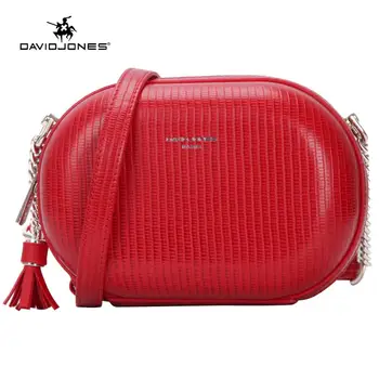 

DAVID JONES women messenger bags faux leather female shoulder bags small lady handbag brand crossbody bag drop shipping