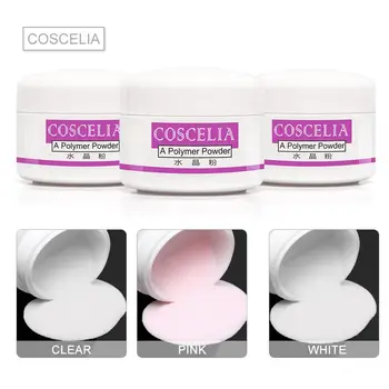 

COSCELIA 3Pcs/ Set Acrylic Powder For Manicure 30ML Acrylic Liquid Tip Extension French Nail Acrylic Nail Supplies Nail Kit
