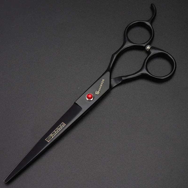 7 inch cut Черный Дракон 7,0 дюймов Профессиональные ПЭТ ножницы для стрижки собак высокое качество прямой и истончение изогнутые ножницы 4 шт./компл - Цвет: 7 inch cut