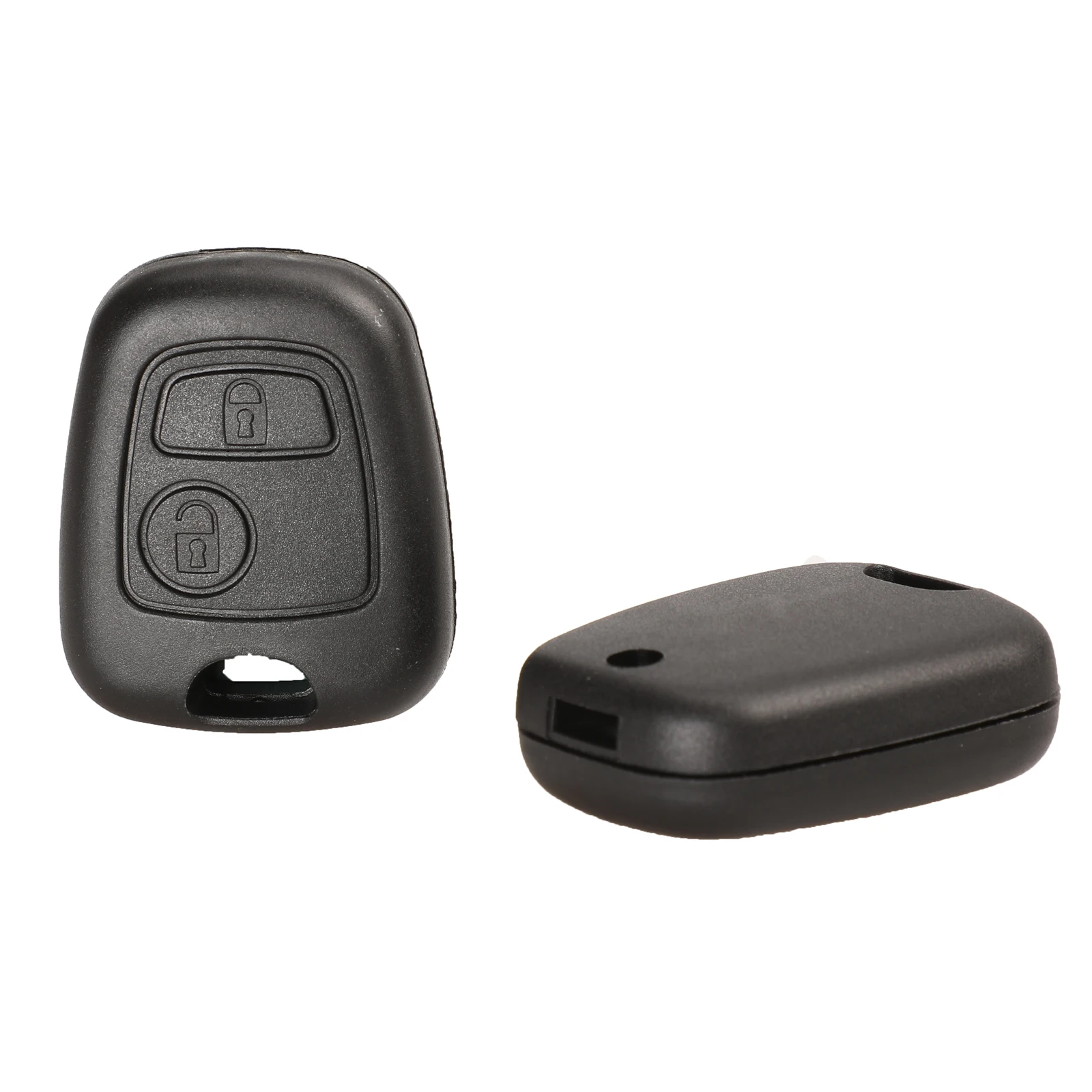 Jingyuqin 10 шт. 2/3/4 кнопочный ключ автомобиля чехол Брелок для Citroen C1 C2 C3 C4 XSARA Picasso для peugeot 307 107 207 407 - Количество кнопок: button case