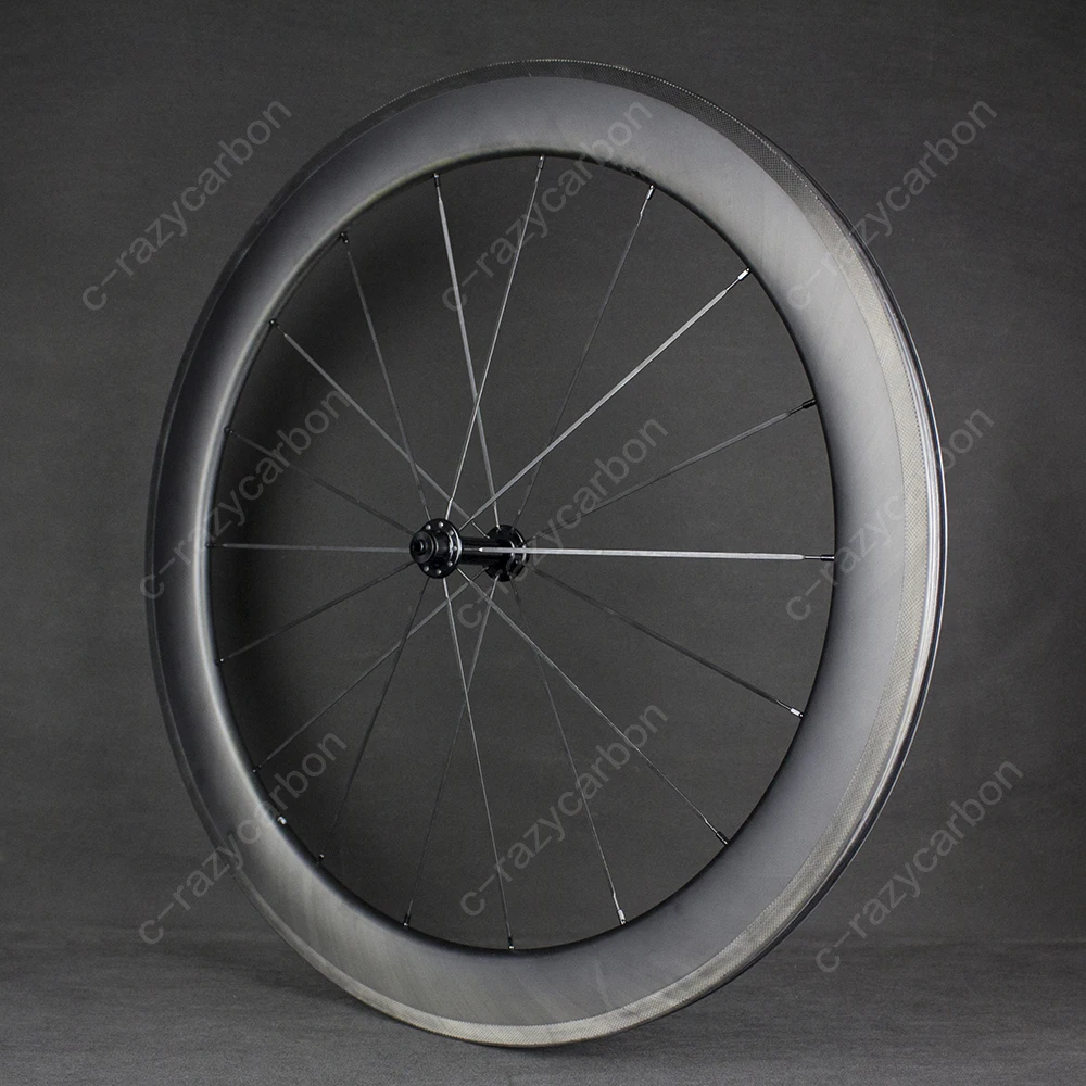 Sale Free Shipping Aerodynamic Wheels U Shape 60mm Depth Carbon Wheelset Full Carbon With R13 Upgraded Hubset 275g 5