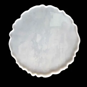 

Irregular Edge Silicone Tray Mold Rectangle Round Plate Coaster Pad Mold DIY Crystal Mirror Resin Casting Clay Tool