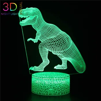 

ATOPH 16 Color Changing with Remote Control Dinosaur Night Light with USB Charging for Students Gifts