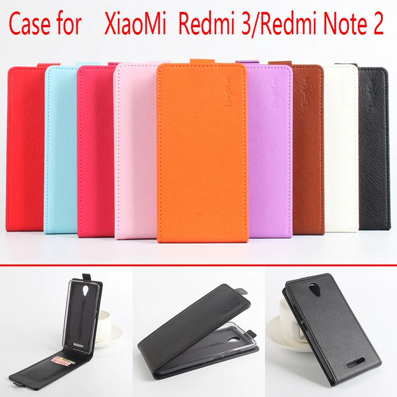 Для Xiaomi Redmi 3/Note 2 чехол для телефона чистый цвет [вверх вниз Открыть] Вертикальный