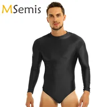 Купальник мужской костюм «Кот», латексный купальник с длинным рукавом и воротником-стойкой, боди для гимнастики, боди с длинным рукавом Купальник мужской костюм «Кот», латексный купальник с длинным рукавом и воротником-стойкой, боди для гимнастики, боди с длинным рукавом