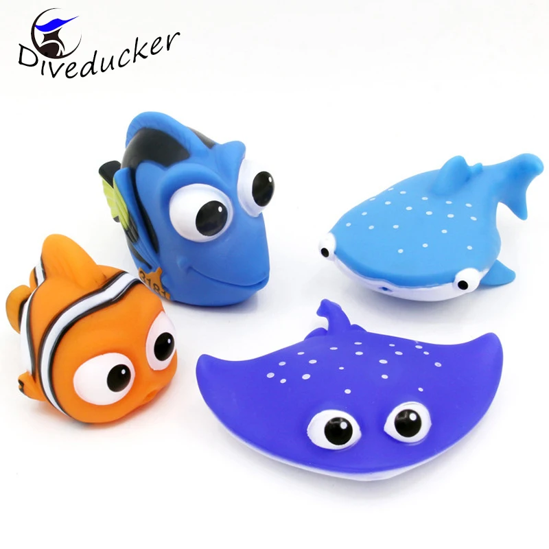 Buoyancy toy diving toy accessories underwater balloon Marine animal ornaments float for diver cute nemo shark bat fish