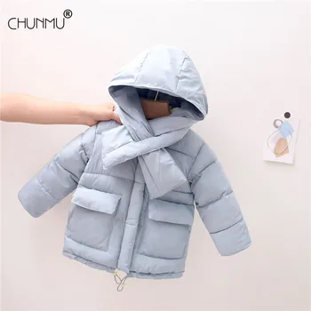 

Cotton Winter Baby Boy Jacket Girls Coat Warm Kids Outerwear Cotton-padded Jacket Coats Children Boys Clothes Kid Jackets