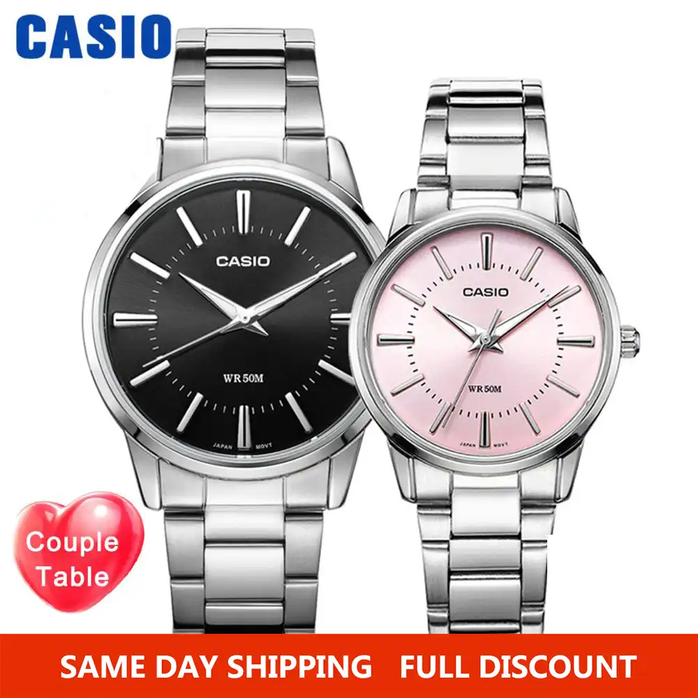 casio watch set for couple