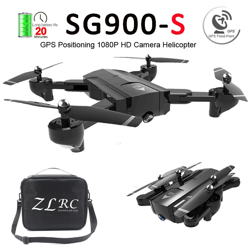 SG900S SG900 S мини Дрон GPS складные Дроны с камерой 1080P HD WiFi FPV широкоугольный