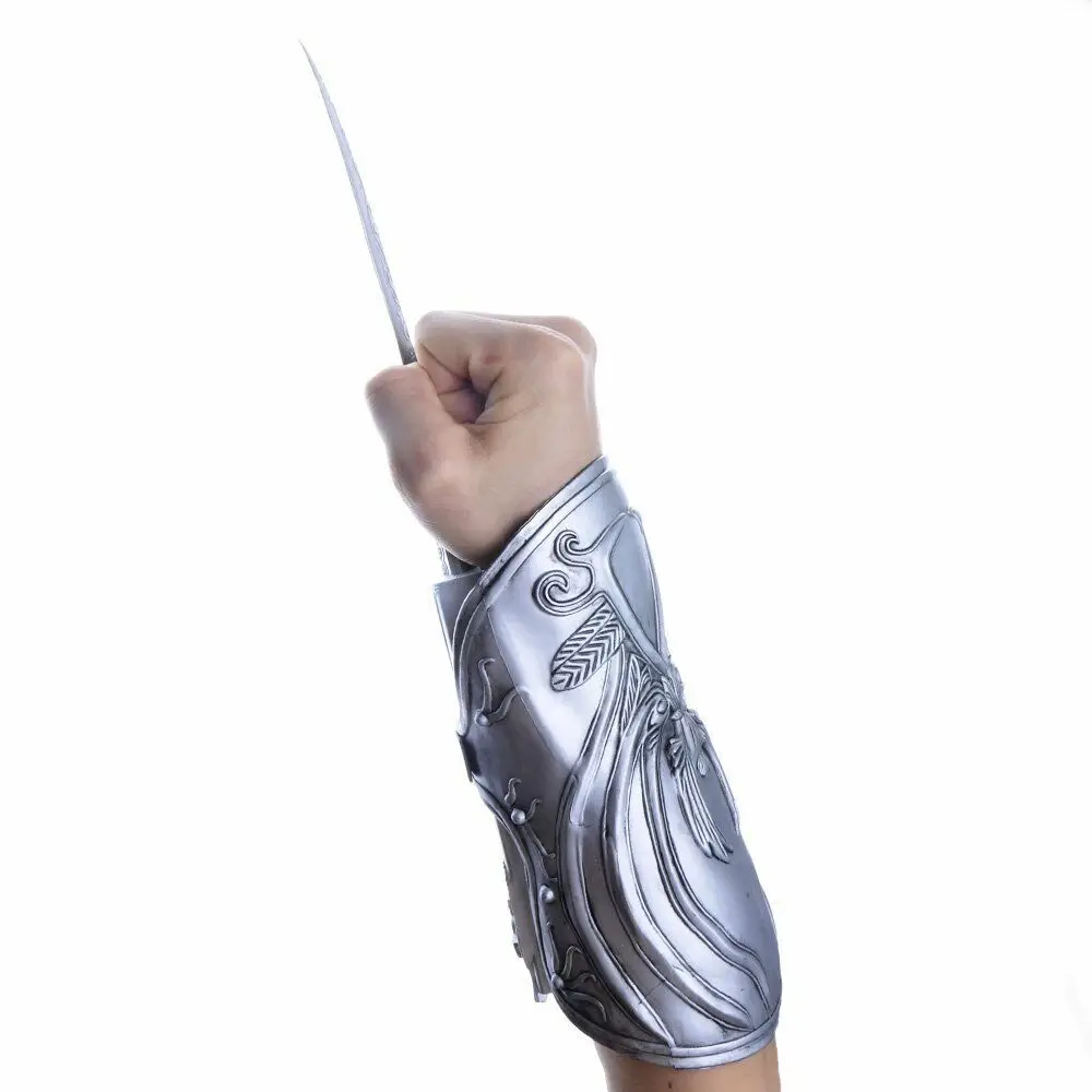 Hidden Blade Brotherhood Ezio Auditore Gauntlet Replica Sleeves swords Can the ejection Cosplay Christmas Gift Toys