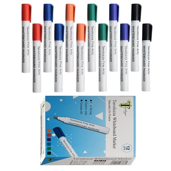 

Tavolozza Whiteboard Marker with Bullet Tip, Multicolor, Pack of 12