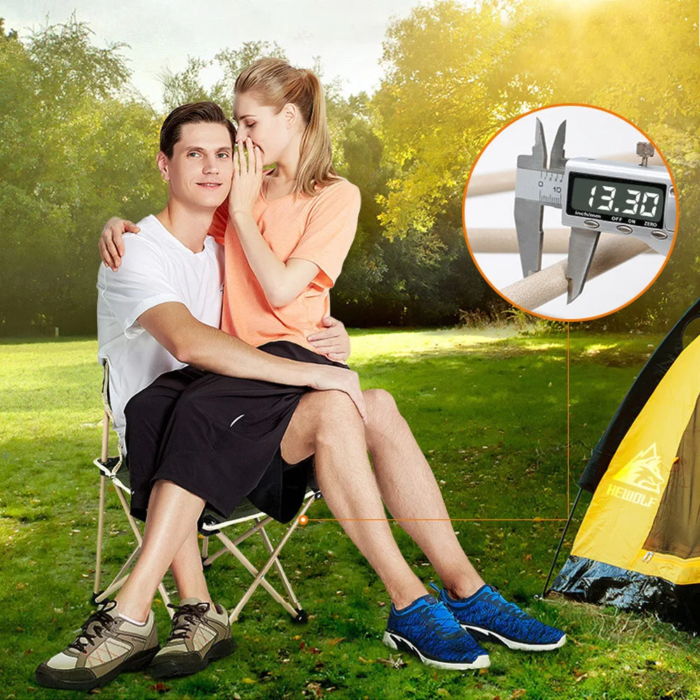  Hewolf Outdoor Folding Table and Chair 5-piece Portable Storage Stool Camping Leisure Aluminum Tabl
