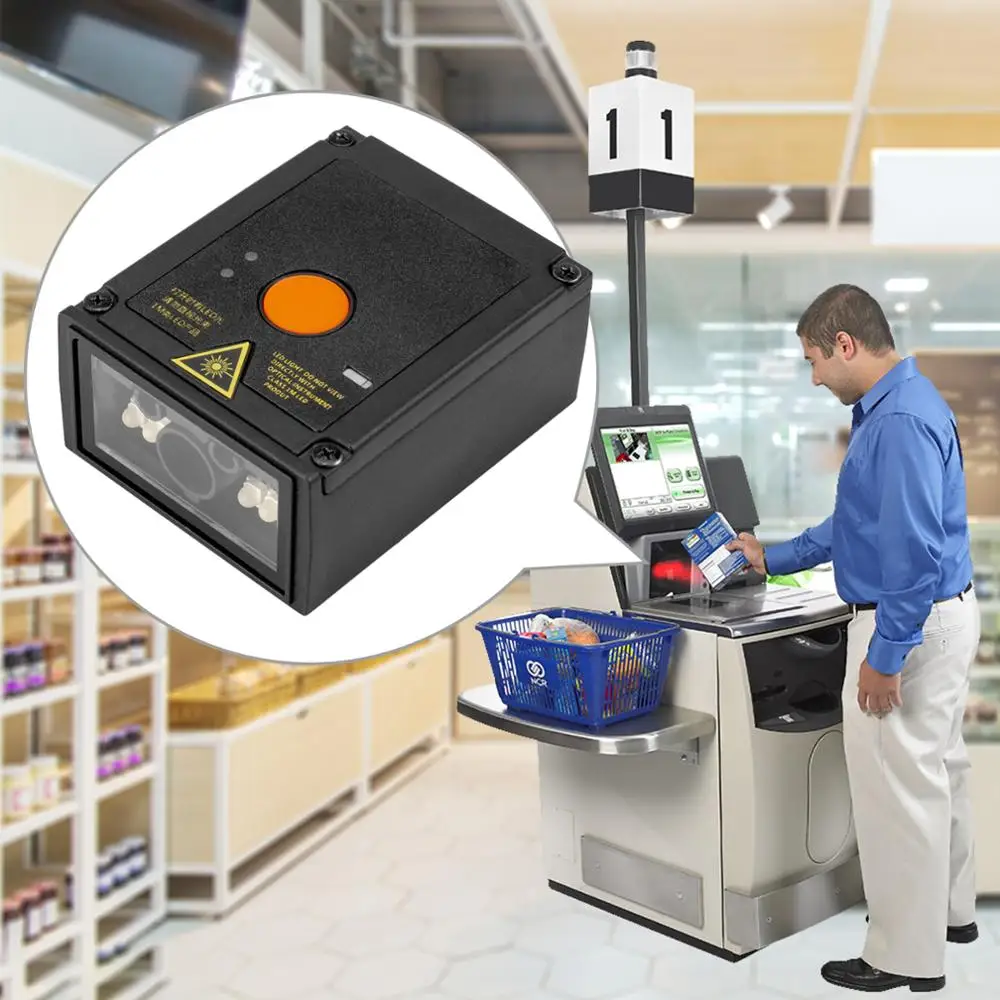 NETUM встроенный модуль сканирования 1D 2D QR штрих-код сканирующая головка USB/RS232 промышленный фиксированный сканирующий двигатель крепление сканер штрих-кода NT-90
