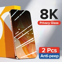Joyroom-Protector de pantalla de privacidad completa para iPhone, cristal templado antiespía 9H para iPhone 13 Pro Max 11 Pro, 1/2 unidades