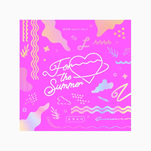 [MYKPOP]~ Официальный~ WJSN: для лета, альбом CD, KPOP Fans Коллекция-SA19081602 - Цвет: PINK ver.