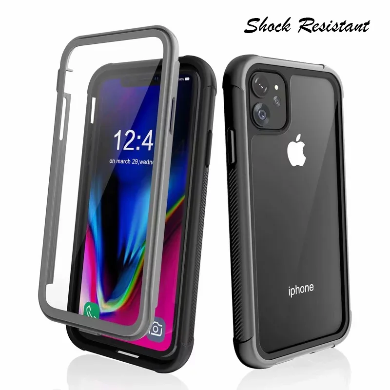 

360 Full Shockproof Case For iPhone 11 11 Pro MAX 2019 Case Dirt-resistant Dustproof Cover For iPhone 11 Pro Max Cover Case