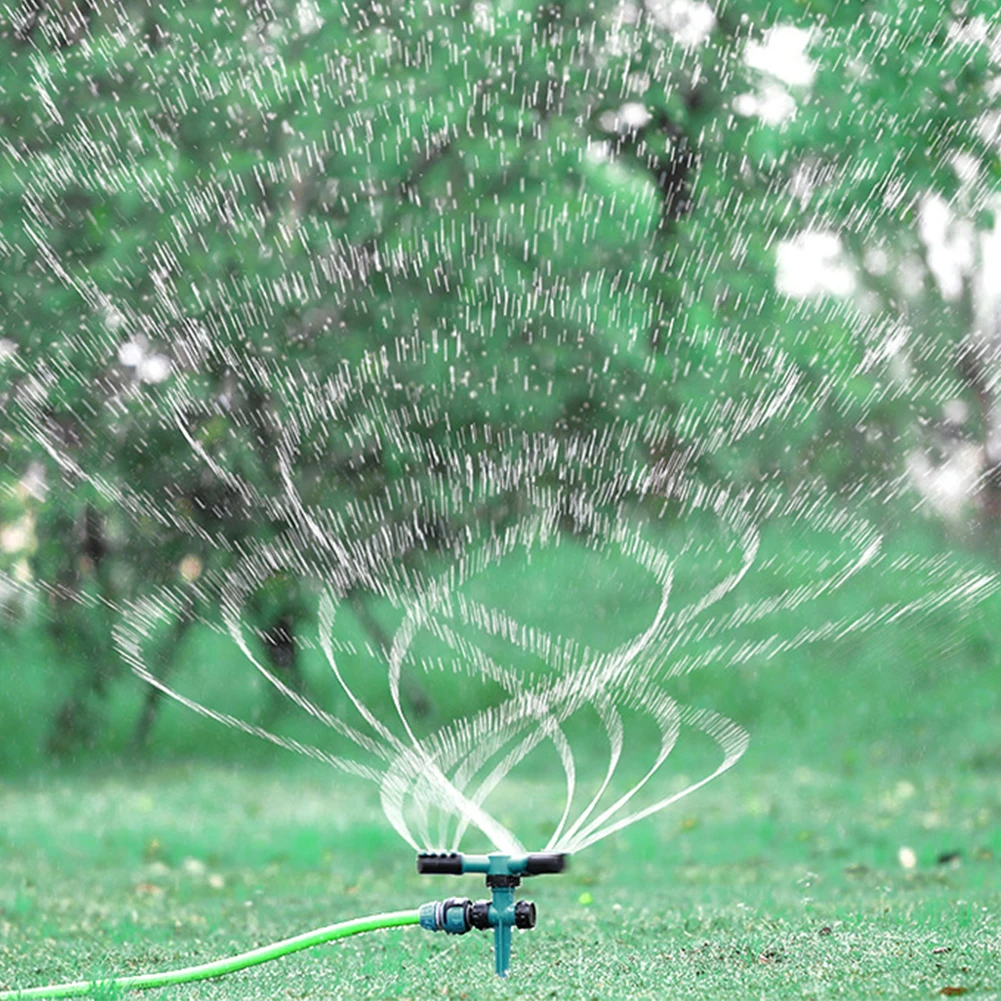3 Head Quick Connect Lawn Irrigation Sprinkler Nozzle Farm Adjustable ABS Agriculture Park Garden Watering Easy Install Rotate