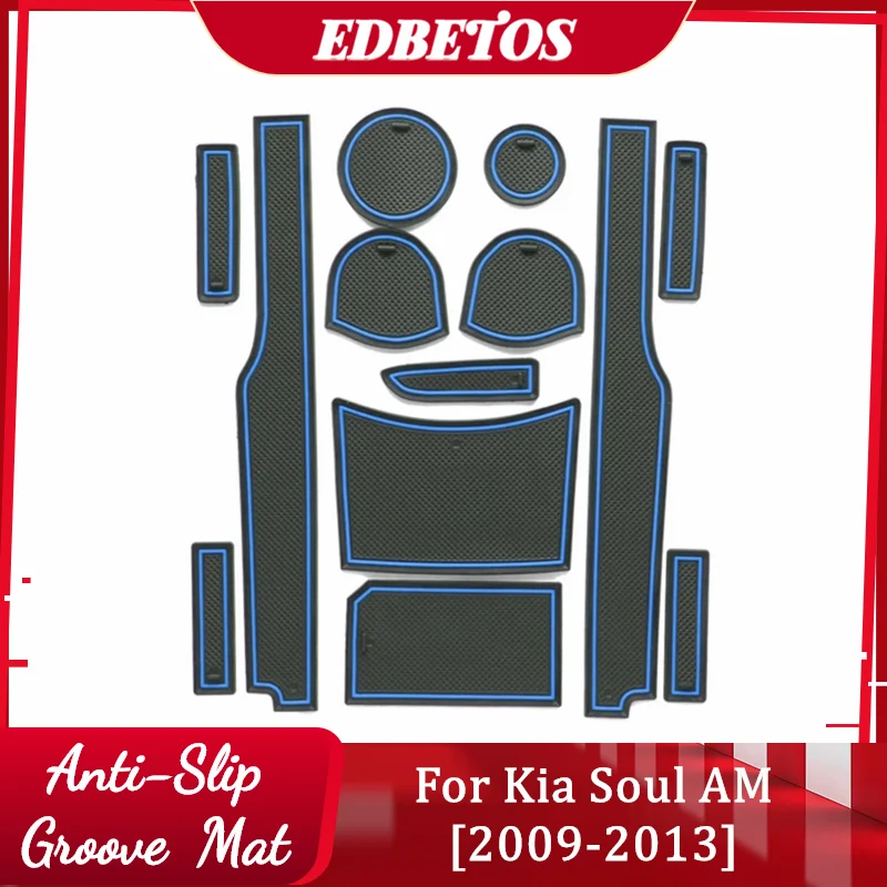 Door Groove Mat For Kia Soul 20092013 Am Mk1 2010 2011 2012