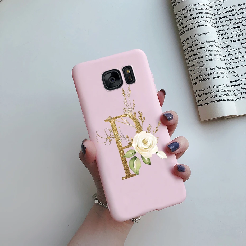 Cute Letters Soft Silicone Phone Case Cover