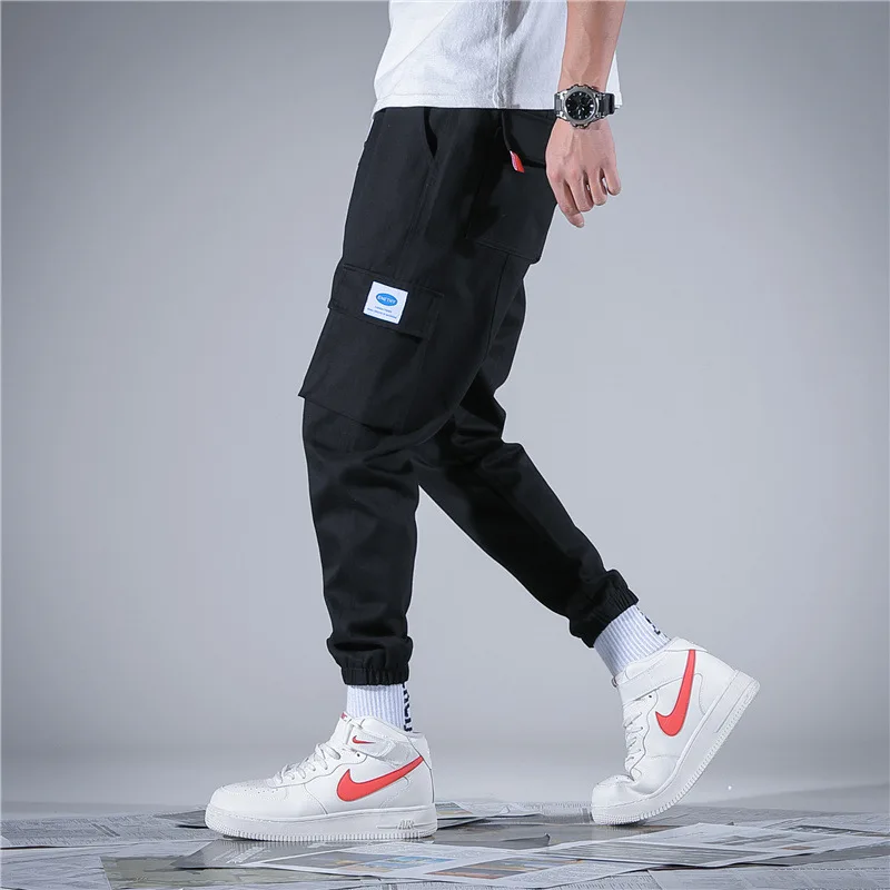 

Bib Overall Men Popular Brand Beam Leg Slim Fit Large Size Versatile Students INS Casual Capri Pants Sub-Men's Korean-style Fash