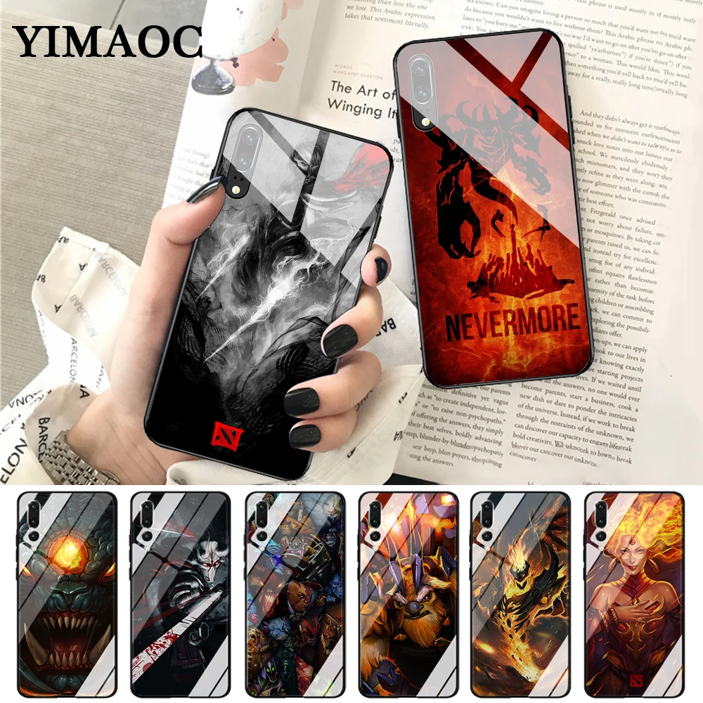 YIMAOC SHADOW FIEND Dota 2 Стекло чехол для Huawei P10 Lite P20 Pro P30 P Smart honor 7A 8X9 10 Y6 Коврики 20 |