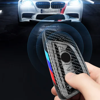 Cover chiate/telecomando per BMW X1 X3 X5 X6 X7 1 3 5 6 7 serie G20 G30 G11 F15 F16 G01 G02 F48 supporto protettore Fob 5 Cover chiate/telecomando per BMW X1 X3 X5 X6 X7 1 3 5 6 7 serie G20 G30 G11 F15 F16 G01 G02 F48 supporto protettore Fob - Copertura della cassa chiave a distanza dell automobile dell abs Shell per BMW X1 X3
