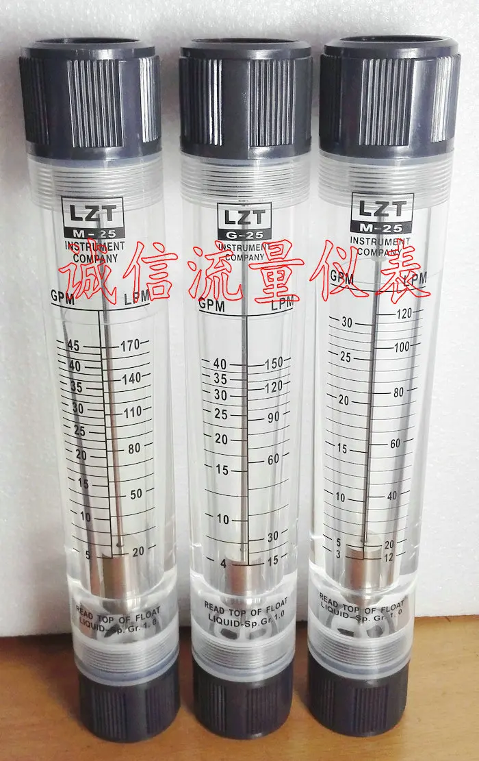 

LZT-25G pipe type flow meter liquid flowmeter 5-45GPM 20-170LPM